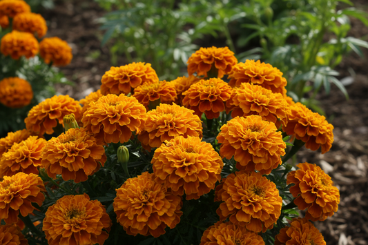 Natural Pest Control for Vegetable Garden: The Benefits of Marigold Companion Planting