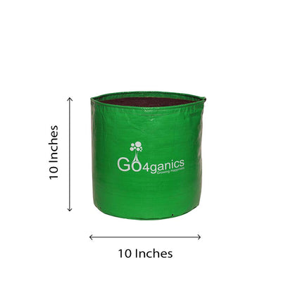 HDPE Grow Bag (Any Size - Minimum order 5 pcs) 10x10 Inches