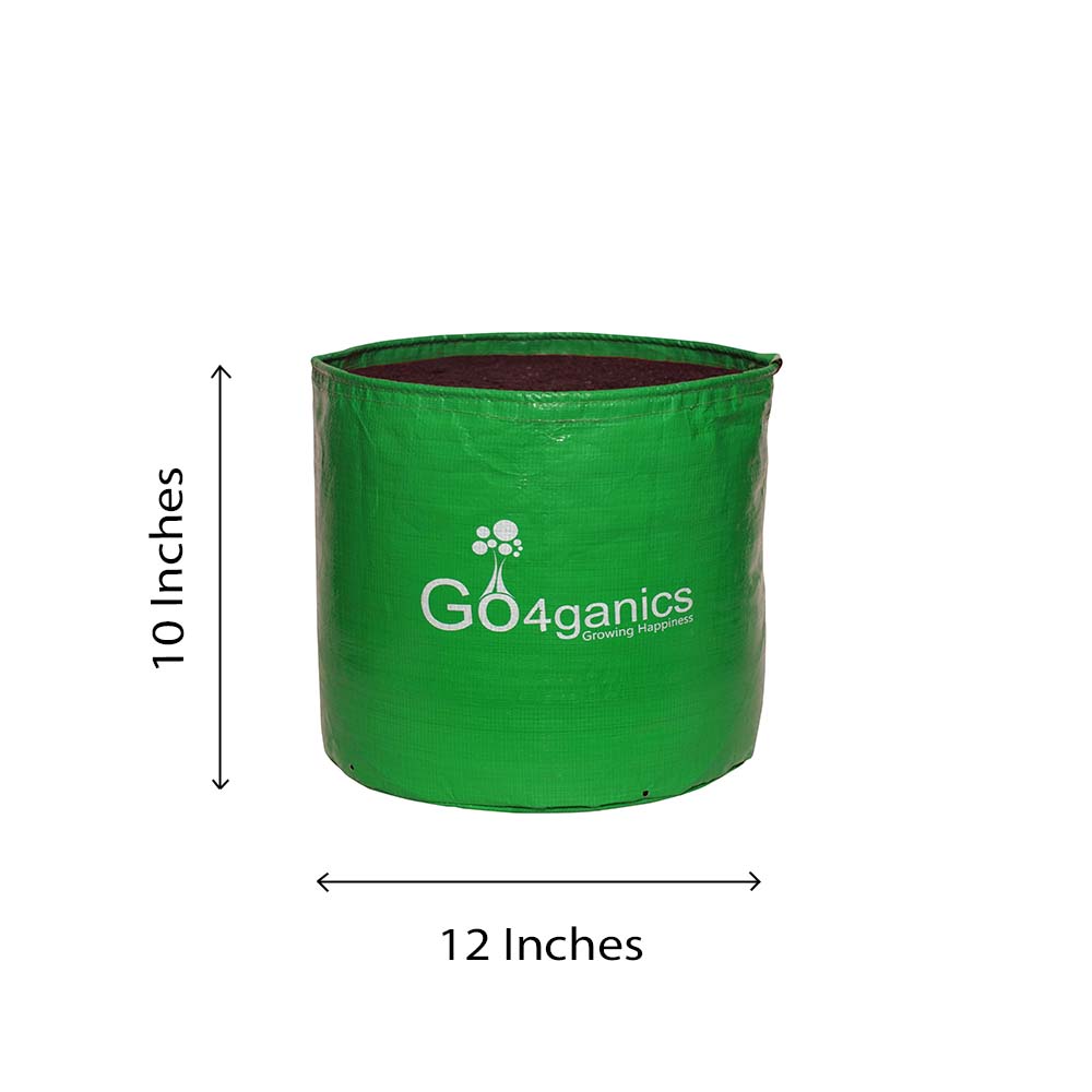 HDPE Grow Bag (Any Size - Minimum order 5 pcs) 12x10 Inches