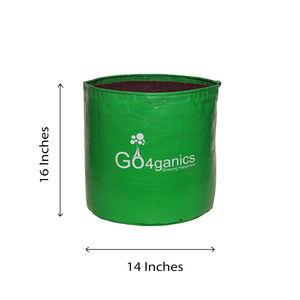 HDPE Grow Bag (Any Size - Minimum order 5 pcs) 14x16 Inches