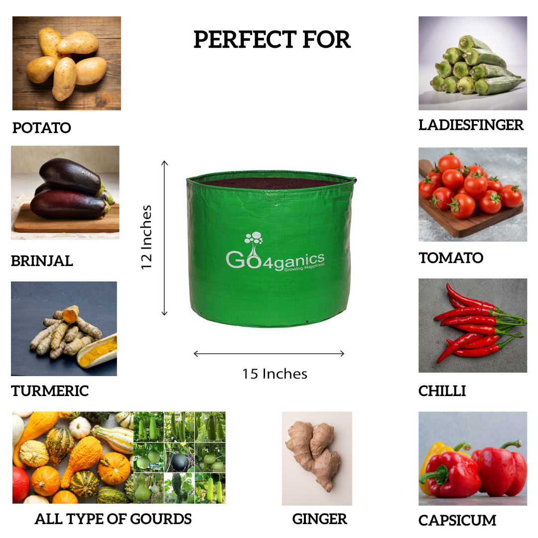 tomato plant grow bag size HDPE Vegetable Grow Bags (Custom Sizes