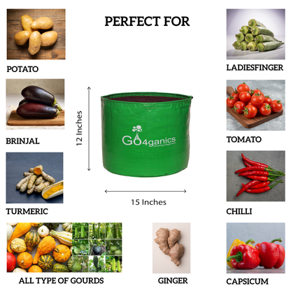 HDPE Grow Bag (10 PCS)