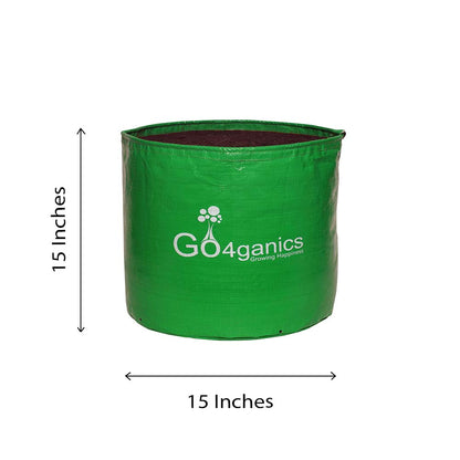 HDPE Grow Bag (Any Size - Minimum order 5 pcs) 15x15 Inches