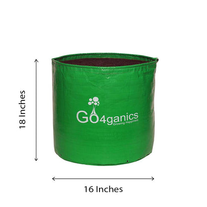 HDPE Grow Bag (Any Size - Minimum order 5 pcs) 16x18 Inches