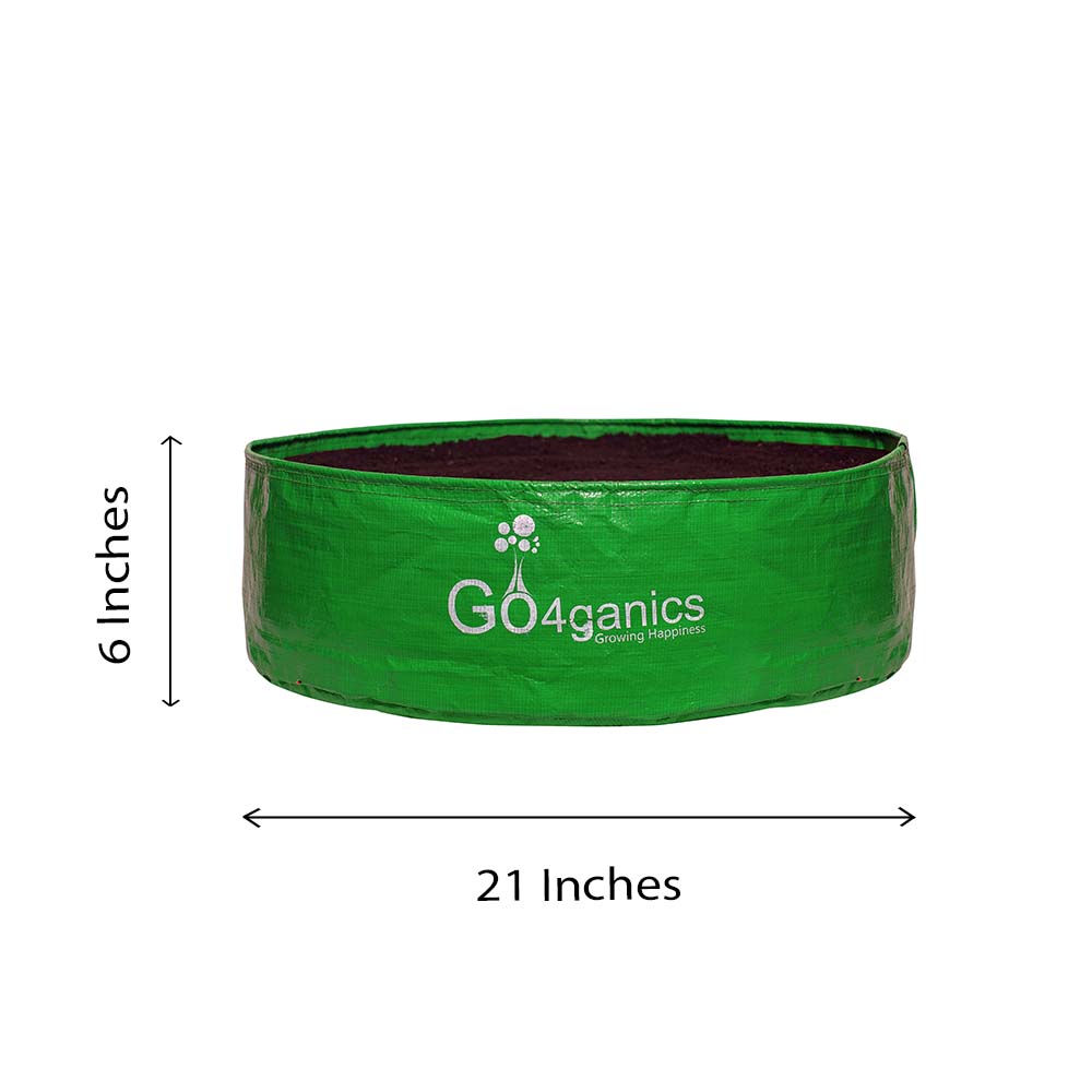 HDPE Grow Bag (Any Size - Minimum order 5 pcs) 21x6 inches