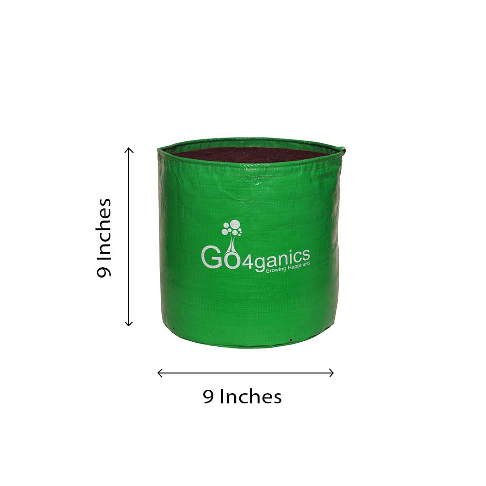 HDPE Grow Bag (Any Size - Minimum order 5 pcs) 9x9 Inches
