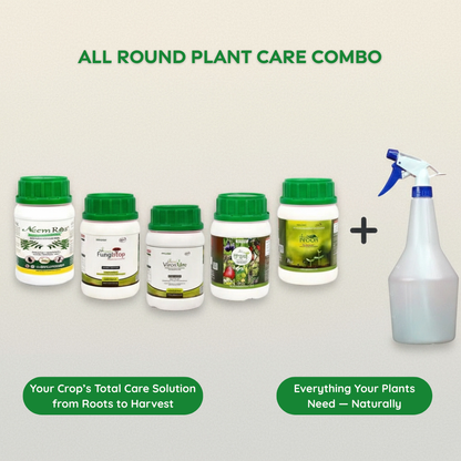 All Round Plant Care Combo (Each 250ml) With Spray (1 Lr)