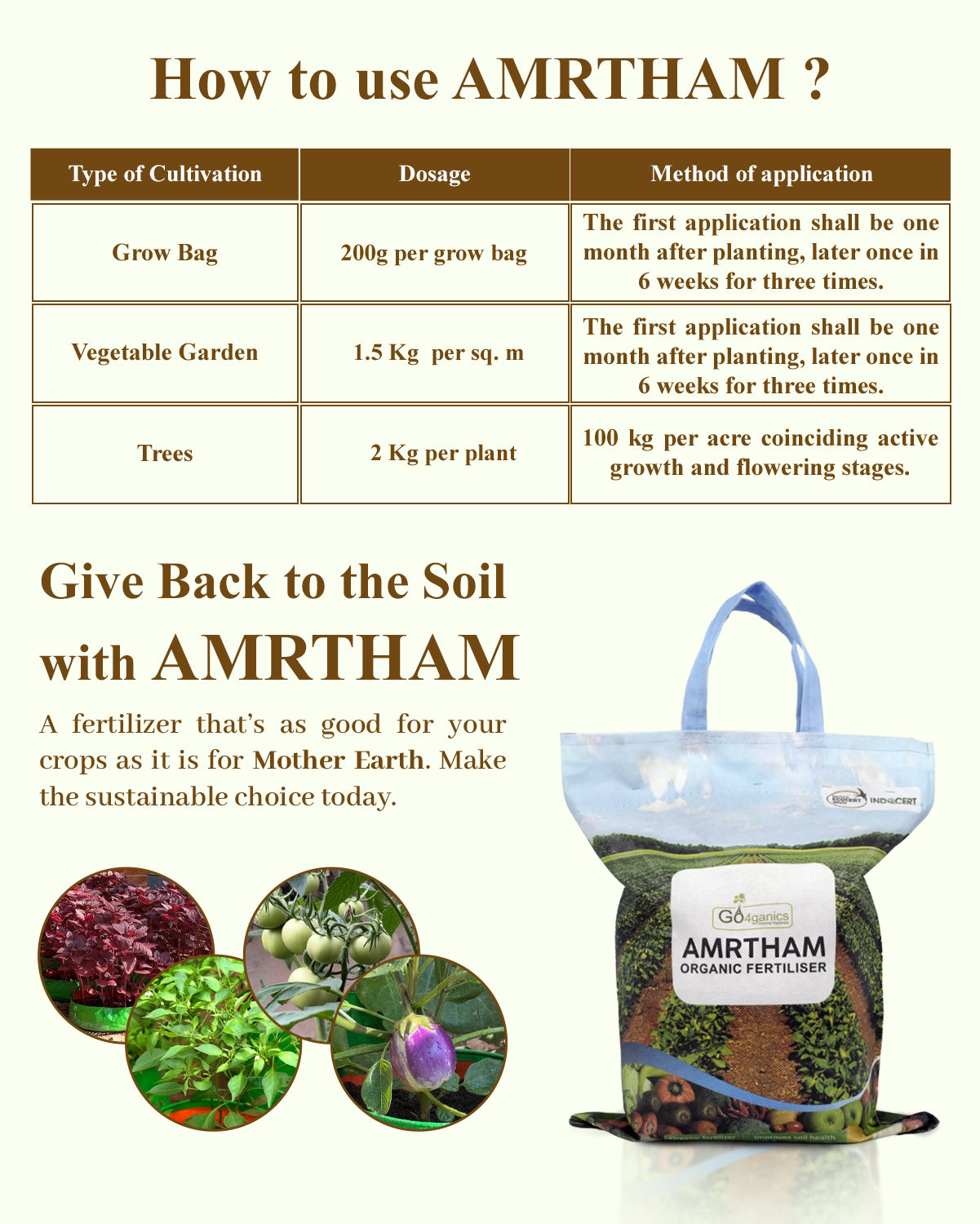 Amrtham (De-Oiled Cake Fertilizer - Powder)