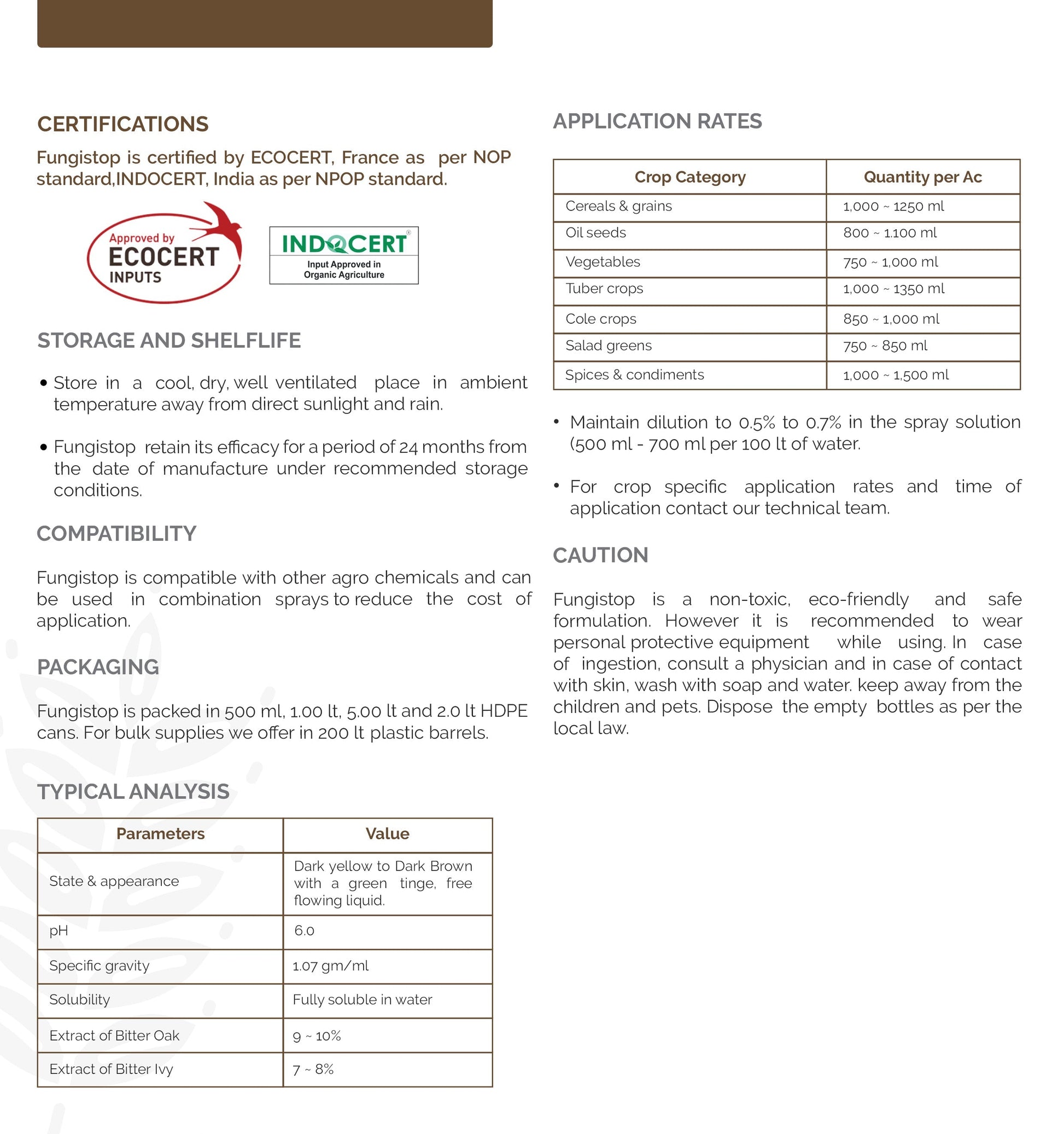 Fungistop (Herbal Fungicide)