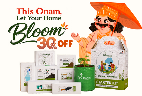 Go4ganics Kitchen Garden Starter Kit – 30% off Onam Special Offer

