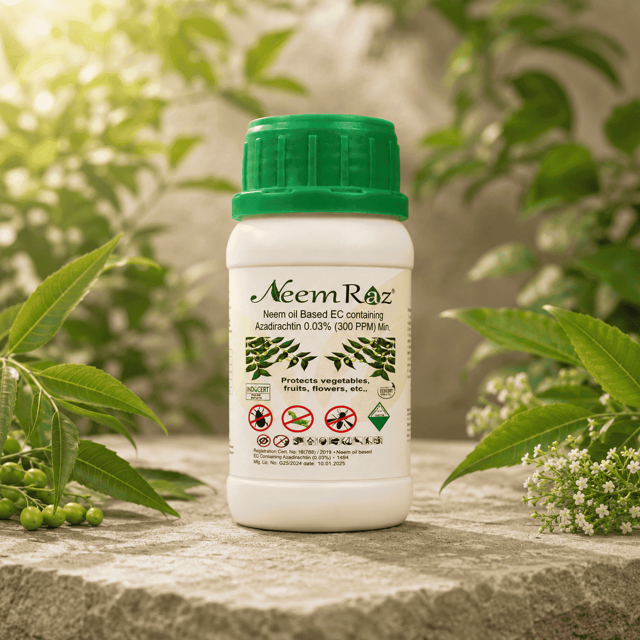 🎁 Neem Raz – Best Pest Control Spray for Plants | Neem Oil Insecticide & Organic Pesticide - 50ml