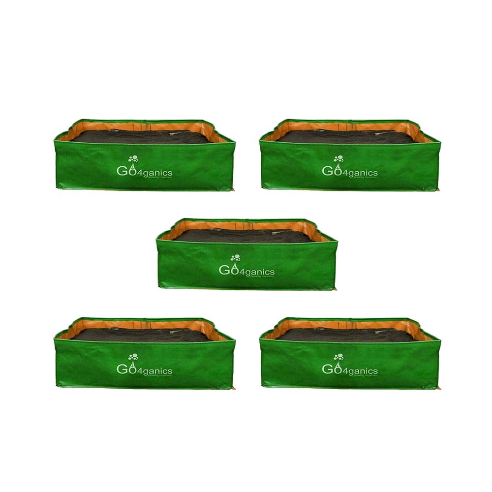 HDPE Grow Bag Rectangular (Choose Any Size - Minimum order 5 pcs) 30x15x6.5 Inches