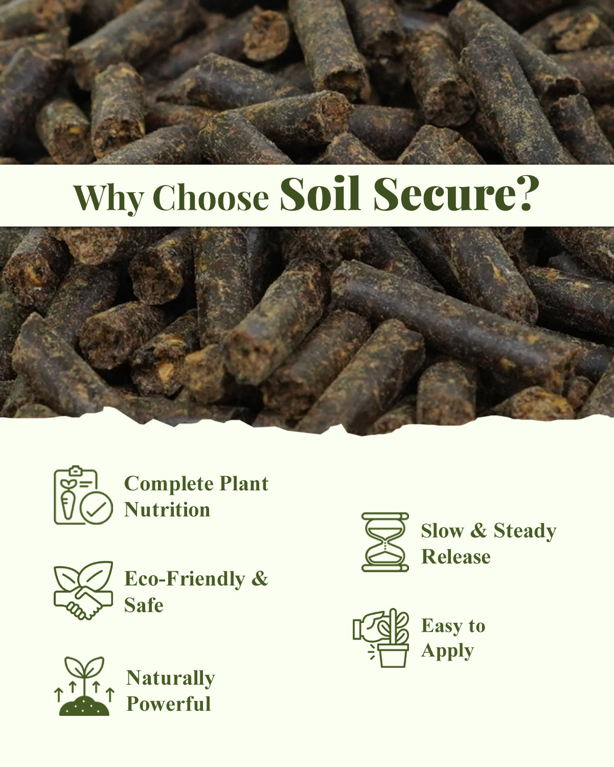 Soil Secure (De-Oiled Cake Fertilizer - Granule)