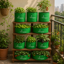 Vegetable HDPE grow bags for plants choose any size minimum pack of 10
