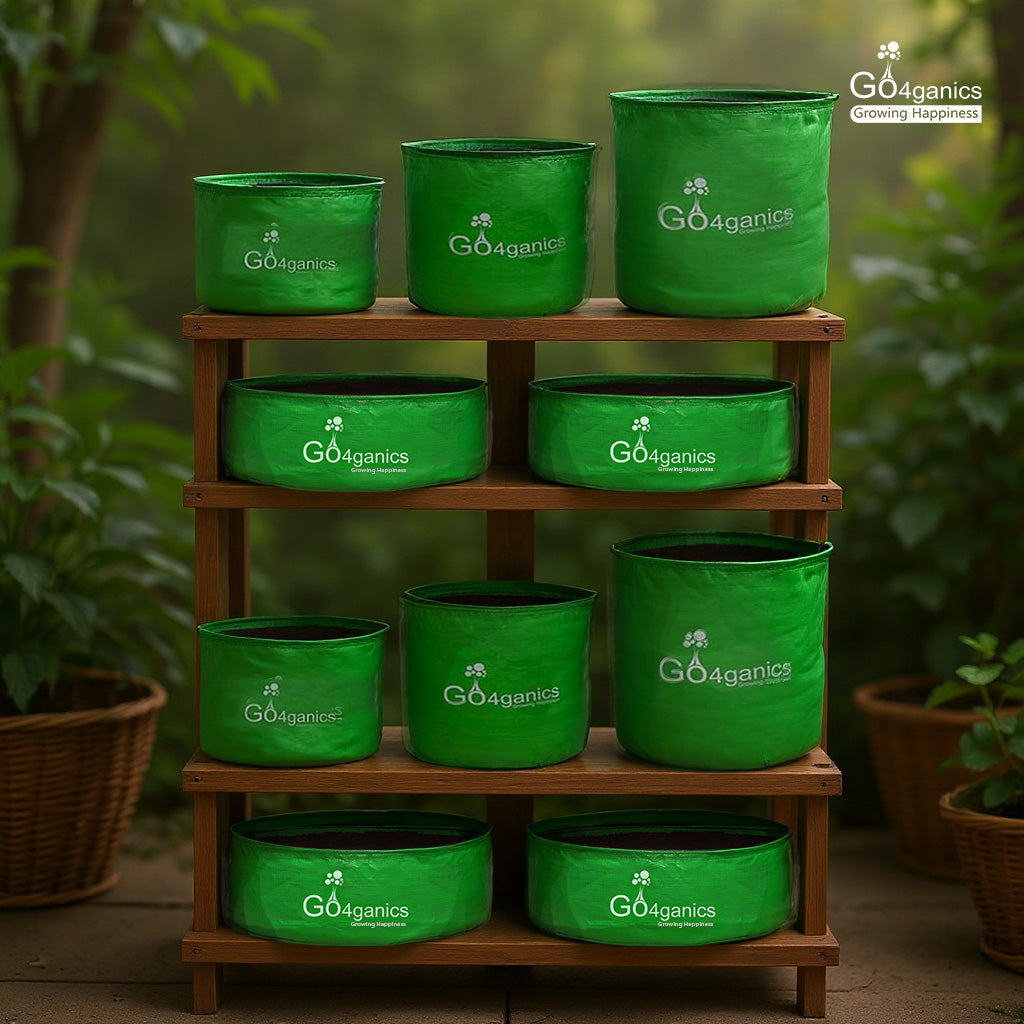 Go4ganics all sized grow bags for vegetables and all planters
