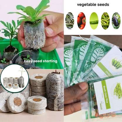  seed starting materials and vegetable seeds