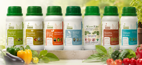 Go4ganics organic plant care liquid bottles – Free gift on orders above ₹1700
