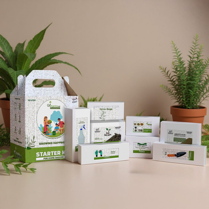 Home Garden Starter Kit - Grow Fresh, Organic Vegetables in Your Balcony - Go4ganics