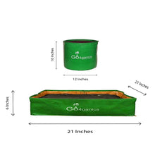 Mix Size Grow Bags for Balcony & Terrace Gardening (Pack of 5)