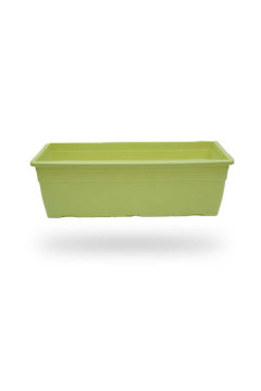 RECTANGULAR POT 15.7" RED