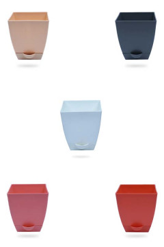 SQUARE POT - CHATURA 3.3" WITH SMART TRAY