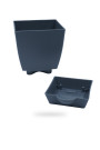 SQUARE POT - CHATURA 3.3" WITH SMART TRAY
