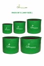 HDPE GROW BAG (Any Size - Total 5 pcs) - Choose Size and Qty, Add to Cart (Listed price is for single piece only)