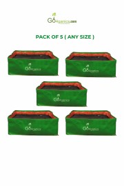 HDPE GROW BAG (Any Size - Total 5 pcs) RECTANGULAR - Choose Size and Qty, Add to Cart (Listed price is for single piece only)