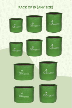 HDPE GROW BAG (Any Size - Total 10 pcs) - Choose Size and Qty, Add to Cart (Listed price is for single piece only)