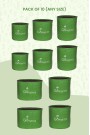 HDPE GROW BAG (Any Size - Total 10 pcs) - Choose Size and Qty, Add to Cart (Listed price is for single piece only)