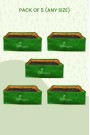 HDPE GROW BAG (Any Size - Total 5 pcs) RECTANGULAR - Choose Size and Qty, Add to Cart (Listed price is for single piece only)