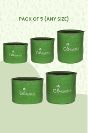 HDPE GROW BAG (Any Size - Total 5 pcs) - Choose Size and Qty, Add to Cart (Listed price is for single piece only)